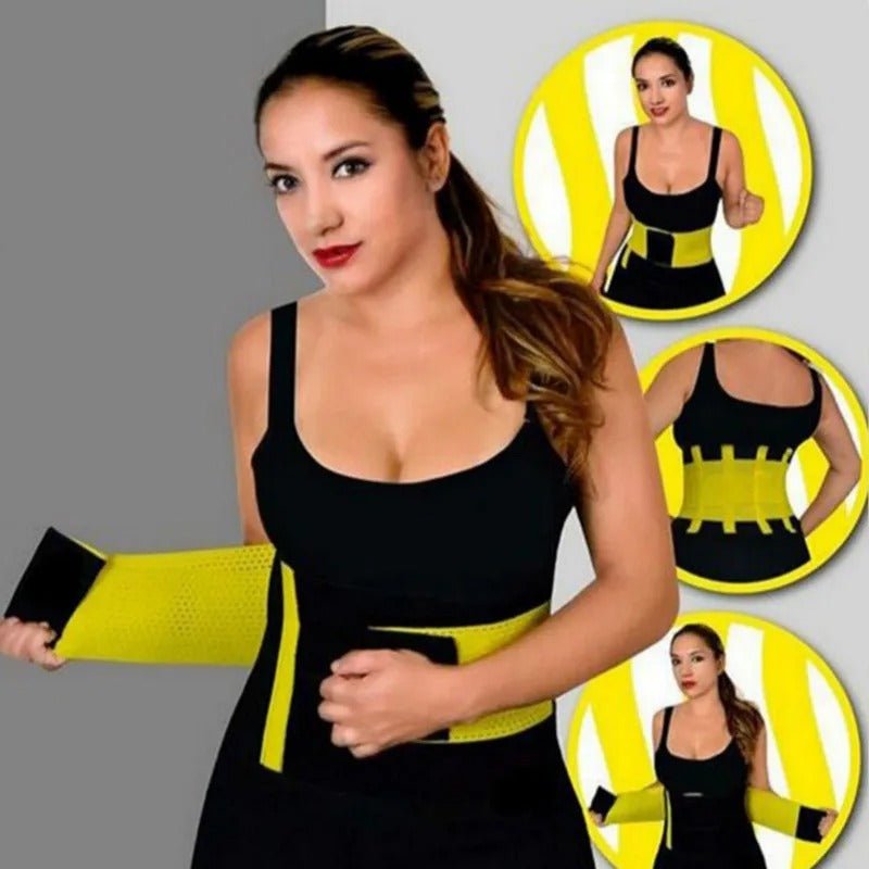 Ceinture Lombaire - LumbarSupportBelt™ - Jaune - Mon Univers Sportif