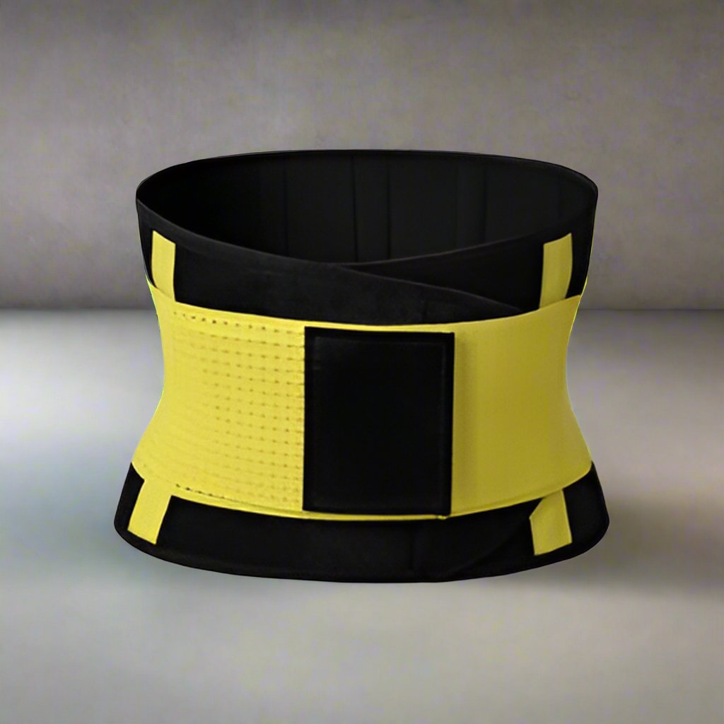 Ceinture Lombaire - LumbarSupportBelt™ - Jaune - Mon Univers Sportif