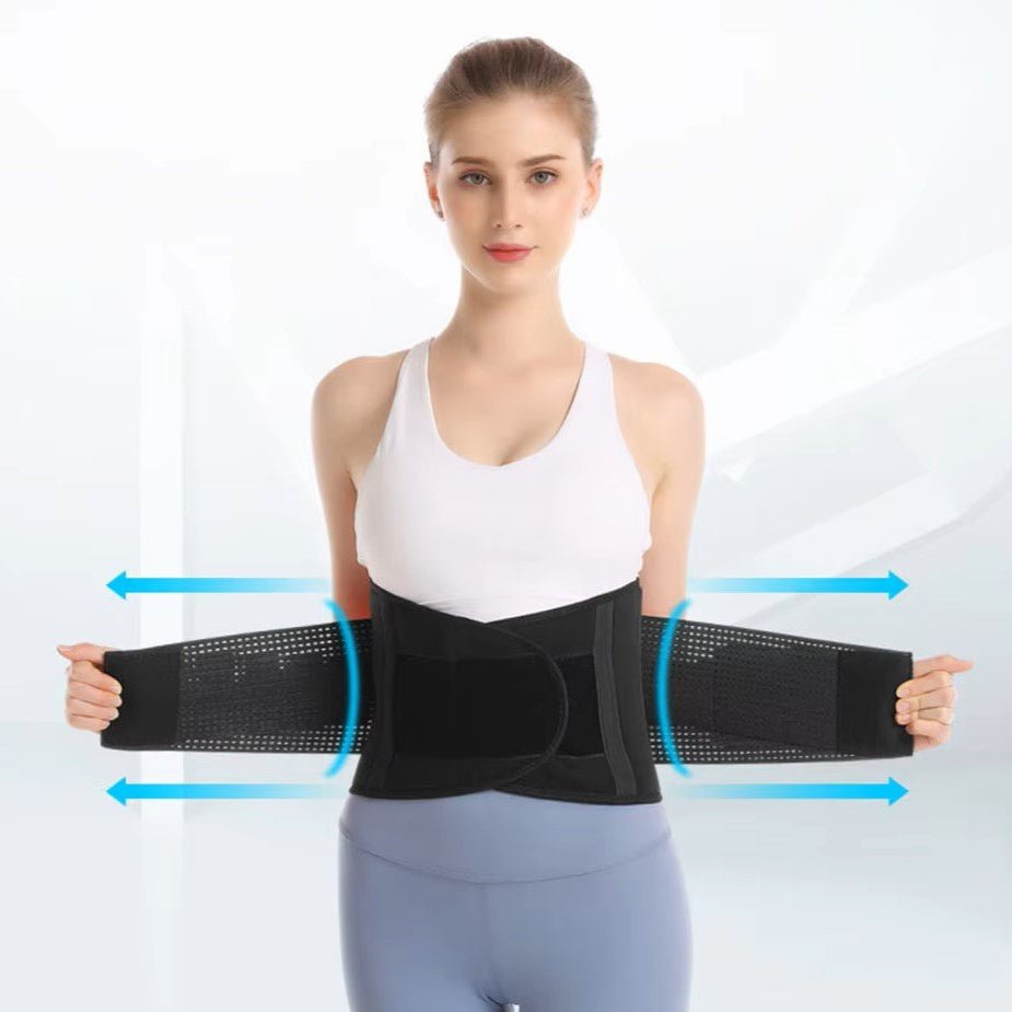 Ceinture Lombaire - LumbarSupportBelt™ - Noir - Mon Univers Sportif