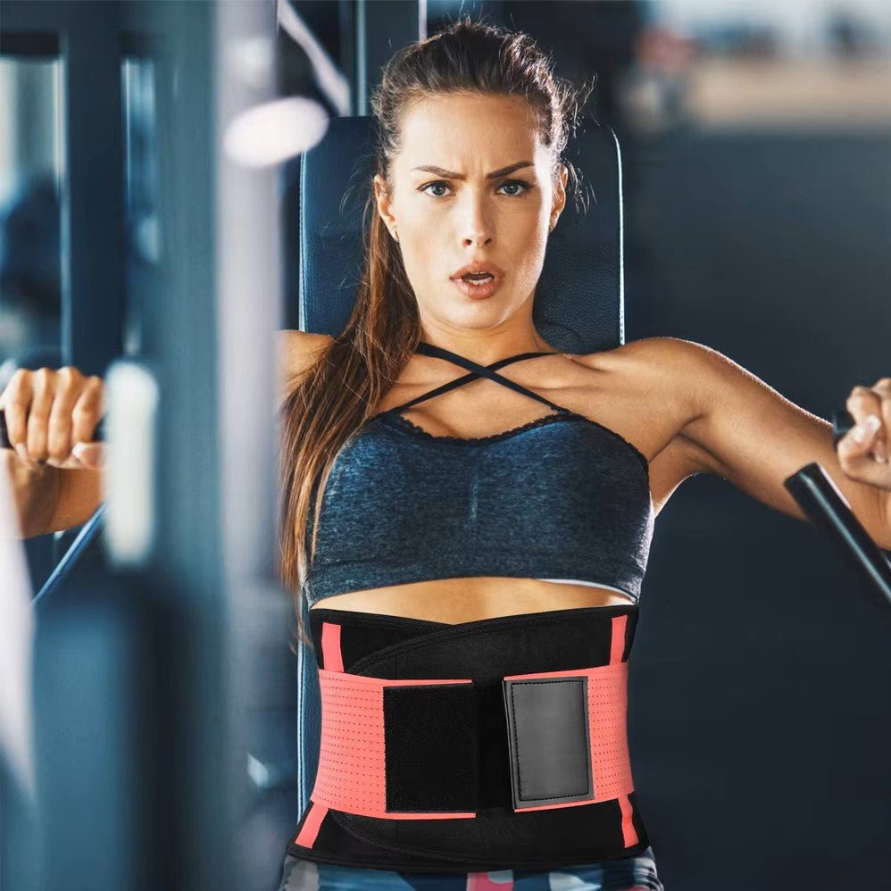 Ceinture Lombaire - LumbarSupportBelt™ - Rose - Mon Univers Sportif