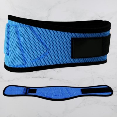 ceinture pour la musculation - FitnessWaistBelts™ - Bleu - Mon Univers Sportif