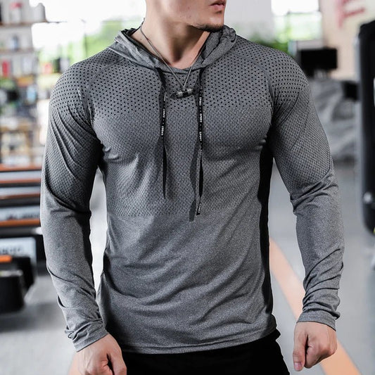 Sweat shirt homme - FitnessSweatshirt™ - Gris - Mon Univers Sportif