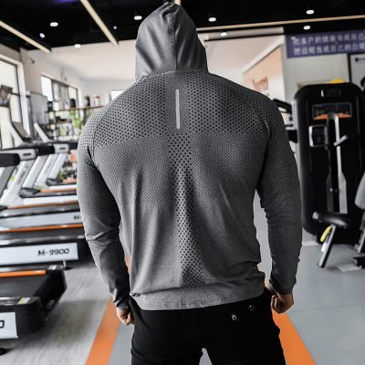 Sweat shirt homme - FitnessSweatshirt™ - Gris - Mon Univers Sportif