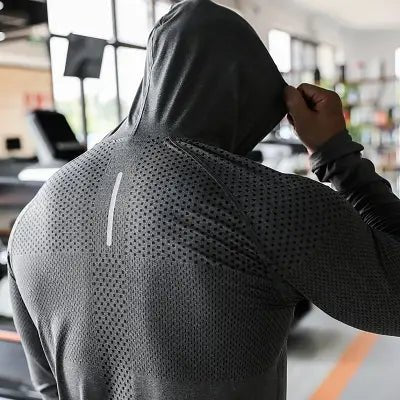 Sweat shirt homme - FitnessSweatshirt™ - Gris - Mon Univers Sportif